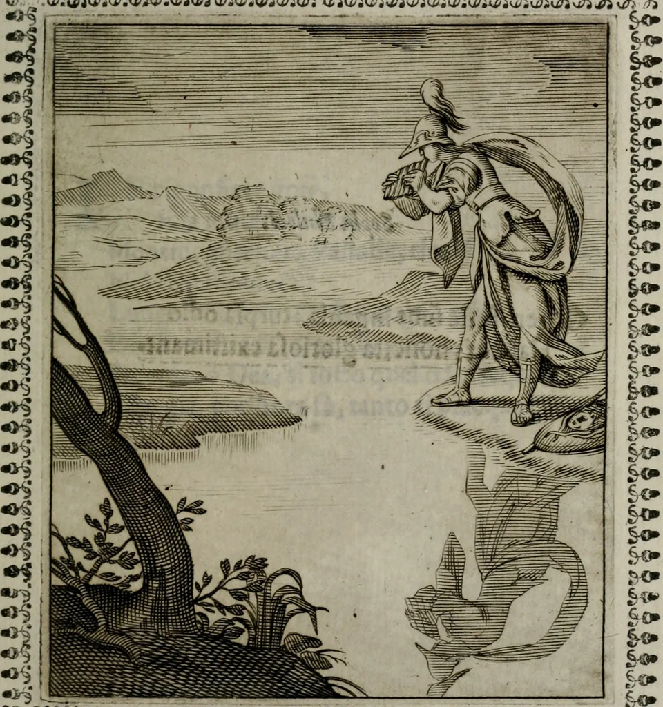 An illustration from Pauli Maccii Emblemata, 1628, leaf 70