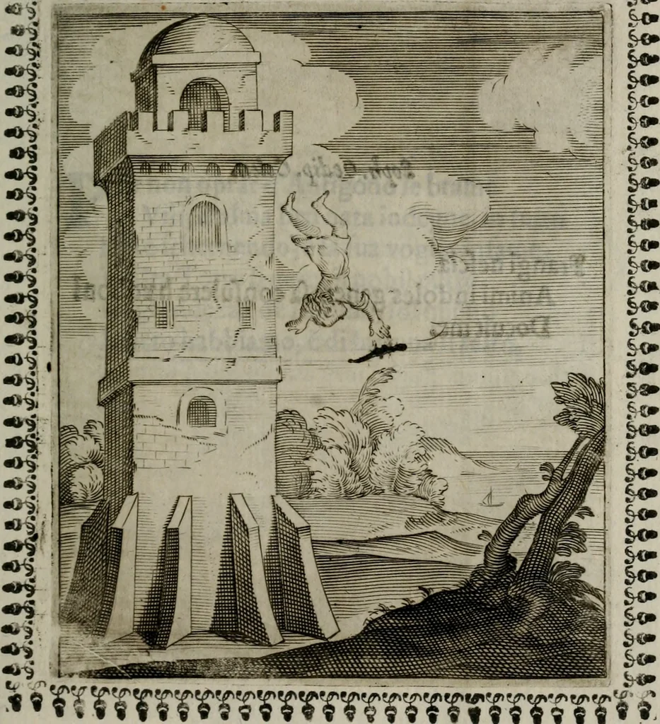 An illustration from Pauli Maccii Emblemata, 1628, leaf 74