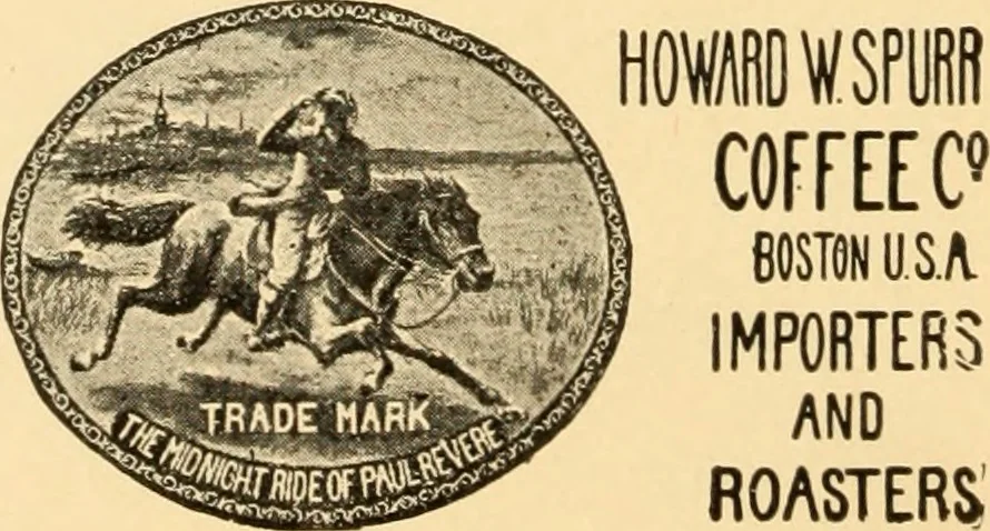 An illustration from The Paul Revere album : containing a complete description of Goss' "Life of Col. Paul Revere," and more than twenty engravings with descriptions of incidents in the life of the hero of the "Midnight ride," April 18, 1775, 1904, leaf 17
