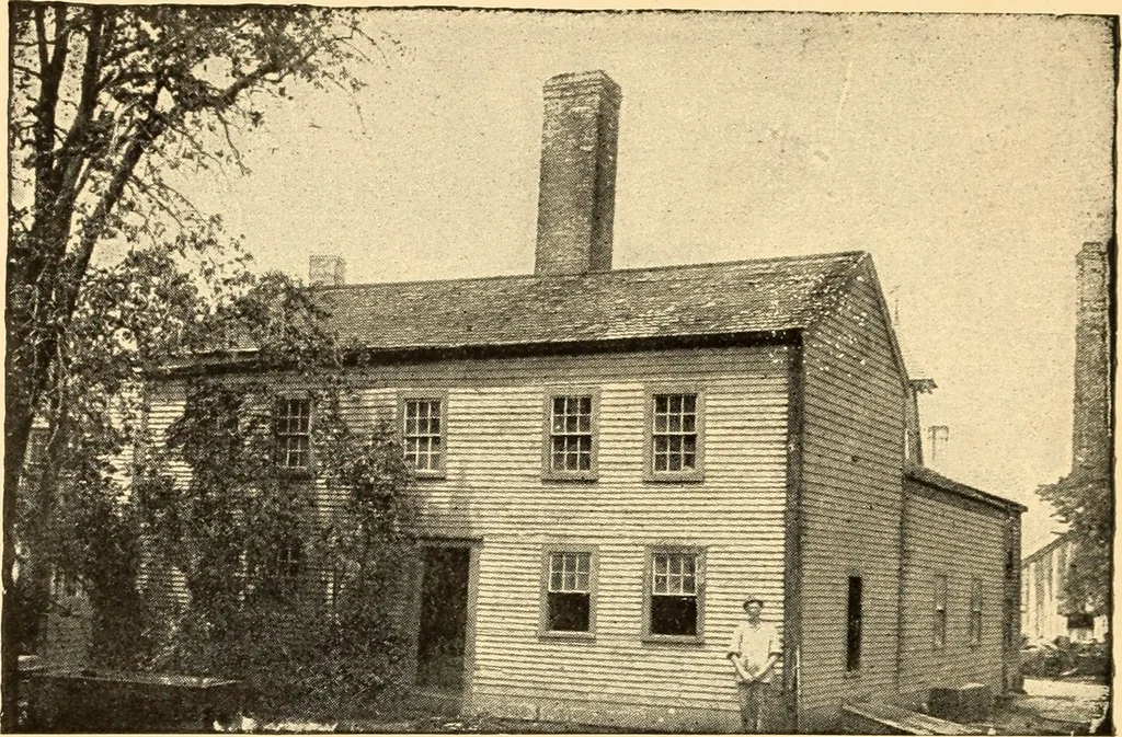 An illustration from The Paul Revere album : containing a complete description of Goss' "Life of Col. Paul Revere," and more than twenty engravings with descriptions of incidents in the life of the hero of the "Midnight ride," April 18, 1775, 1904, leaf 27