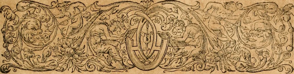 An illustration from Pausaniæ accurata Graeciae descriptio : qua lector ceu manu per eam regionem circumducitur: a Guilielmo Xylandro Augustano diligenter recognita, & ab innumeris mendis repurgata. Accesserunt annotationes, quæ a G. Xylandro paulo ante obitum inchoatæ, nunc vero a Frid. Sylb. continuatæ ... addita etiam doctissima Romuli Amasæi versio .., 1583, leaf 530