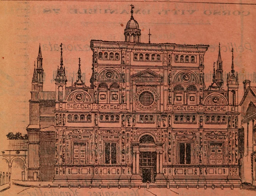 An illustration from Pavia e la sua certosa : guida artistica, 1911, leaf 197