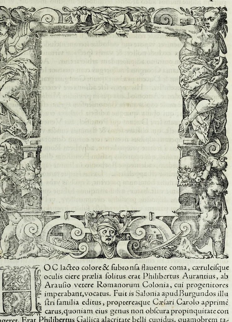 An illustration from Pavli Iovii novocomensis episcopi nvcerini Elogia virorum bellica virtute illustrium : septem libris iam olim ab authore comprehensa, et nunc ex eiusdem Mvsaeo ad viuum expressis imaginibus exornata, 1575, leaf 309