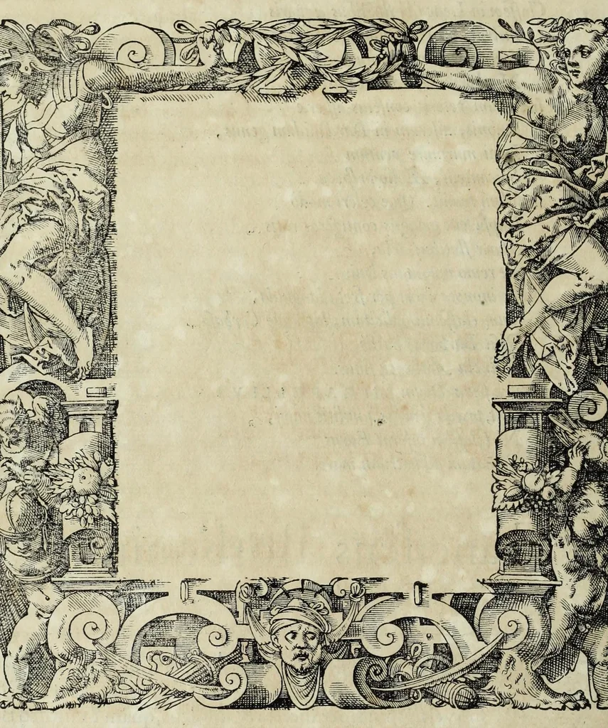 An illustration from Pavli Iovii novocomensis episcopi nvcerini Elogia virorum bellica virtute illustrium : septem libris iam olim ab authore comprehensa, et nunc ex eiusdem Mvsaeo ad viuum expressis imaginibus exornata, 1575, leaf 344