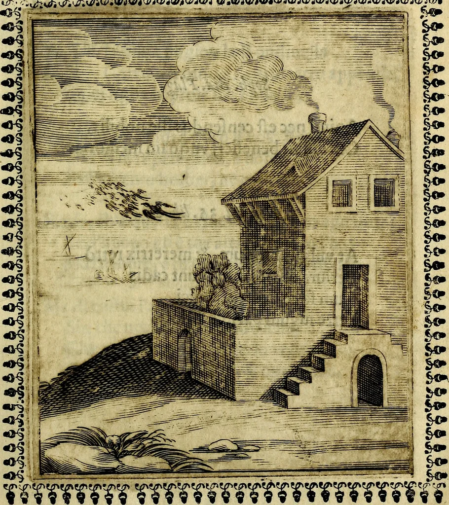An illustration from Pavli Macii Emblemata .., 1628, leaf 108