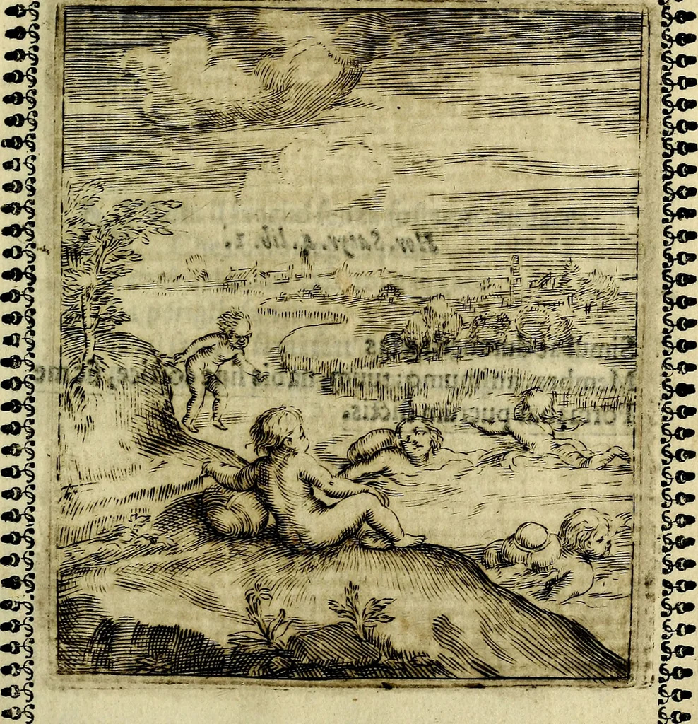 An illustration from Pavli Macii Emblemata .., 1628, leaf 116