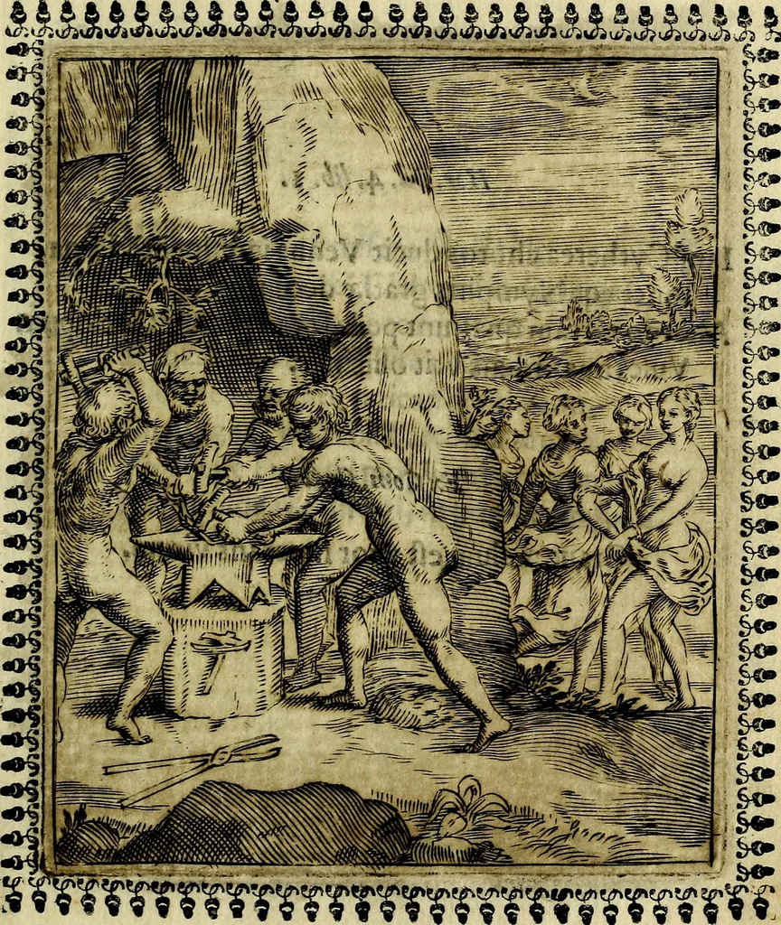 An illustration from Pavli Macii Emblemata .., 1628, leaf 120