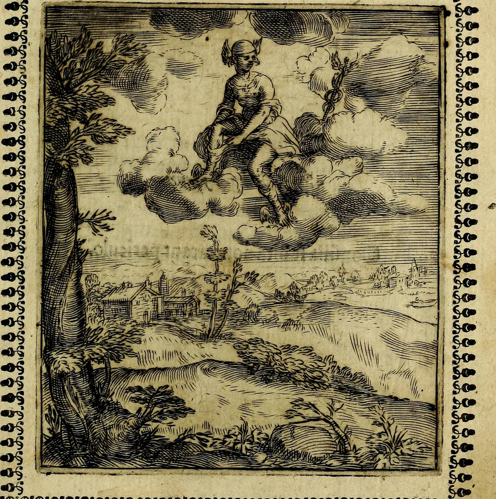 An illustration from Pavli Macii Emblemata .., 1628, leaf 132