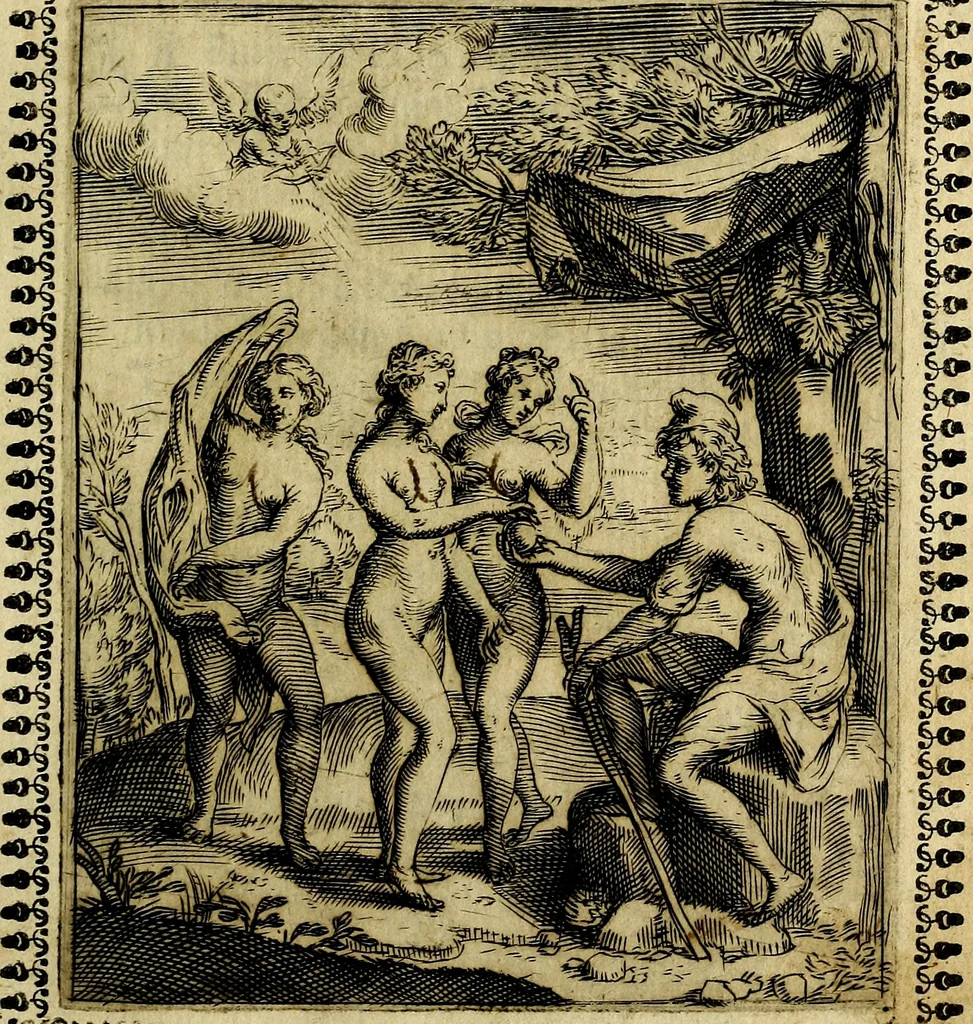 An illustration from Pavli Macii Emblemata .., 1628, leaf 136