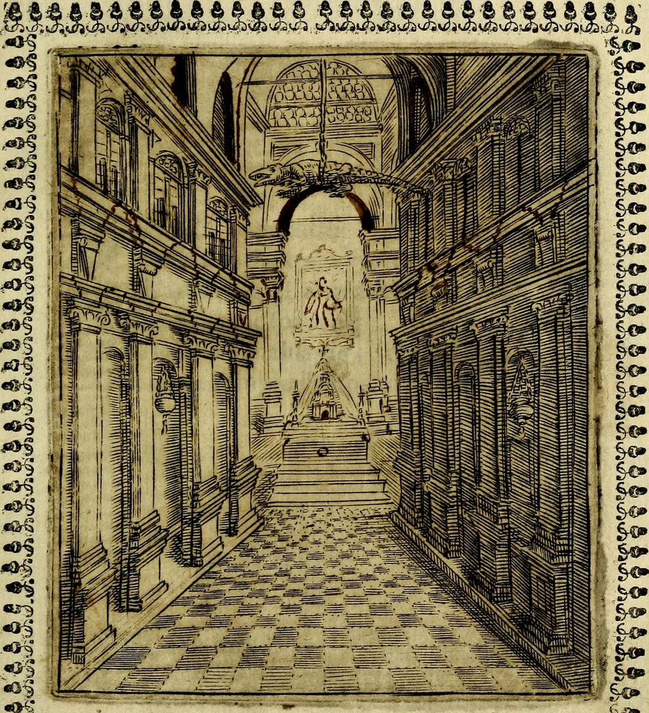 An illustration from Pavli Macii Emblemata .., 1628, leaf 156