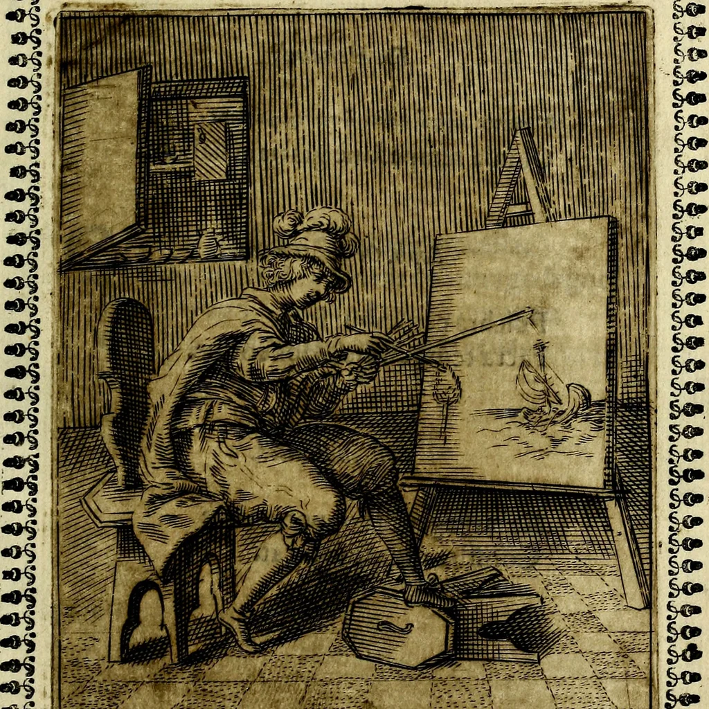 An illustration from Pavli Macii Emblemata .., 1628, leaf 168