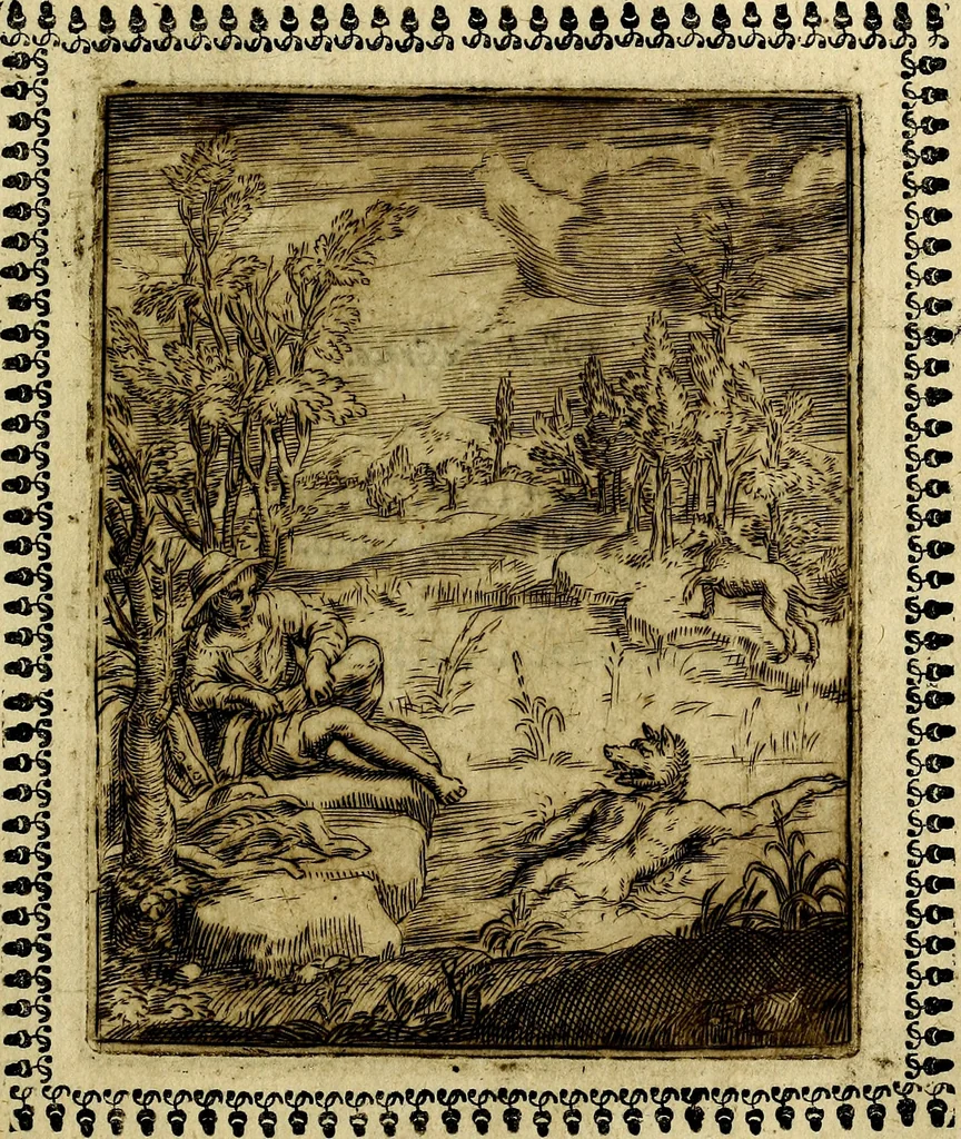 An illustration from Pavli Macii Emblemata .., 1628, leaf 184