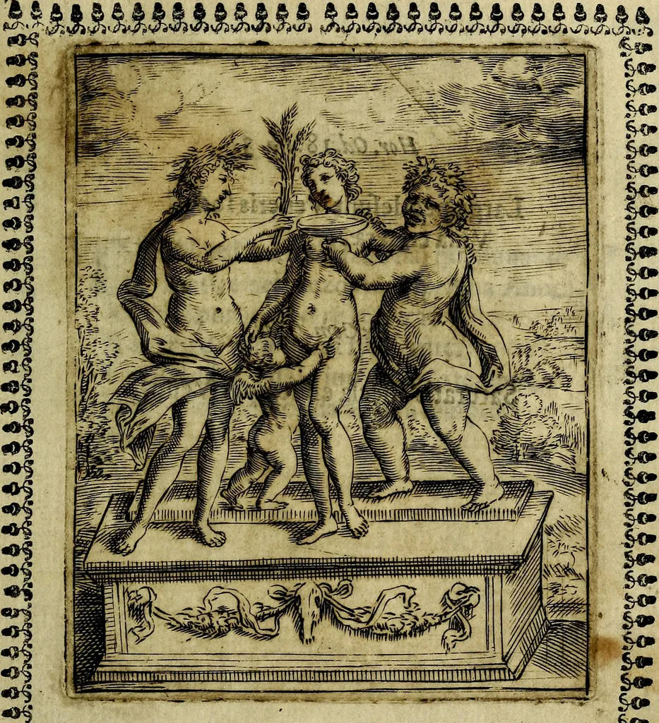 An illustration from Pavli Macii Emblemata .., 1628, leaf 188