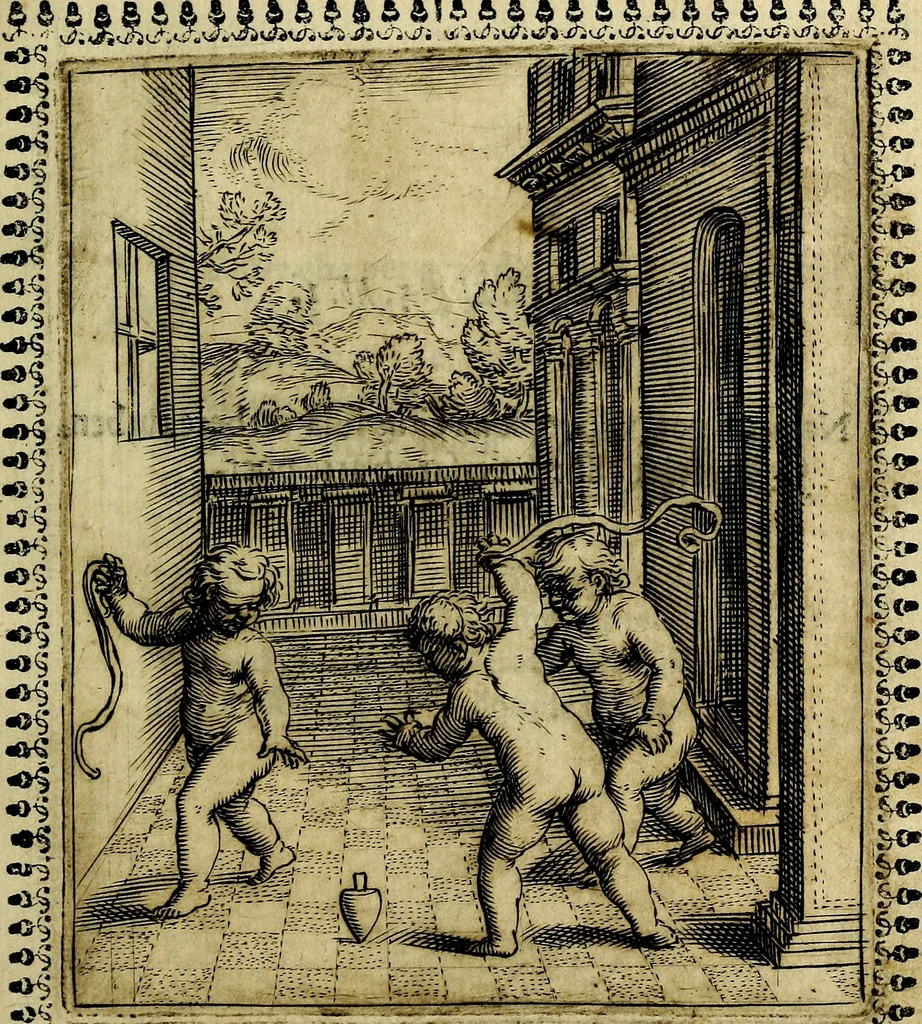 An illustration from Pavli Macii Emblemata .., 1628, leaf 196