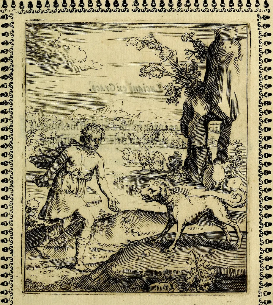 An illustration from Pavli Macii Emblemata .., 1628, leaf 204