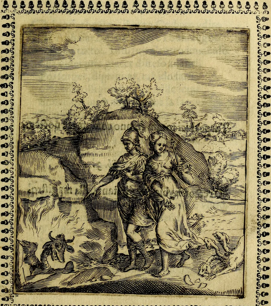 An illustration from Pavli Macii Emblemata .., 1628, leaf 228