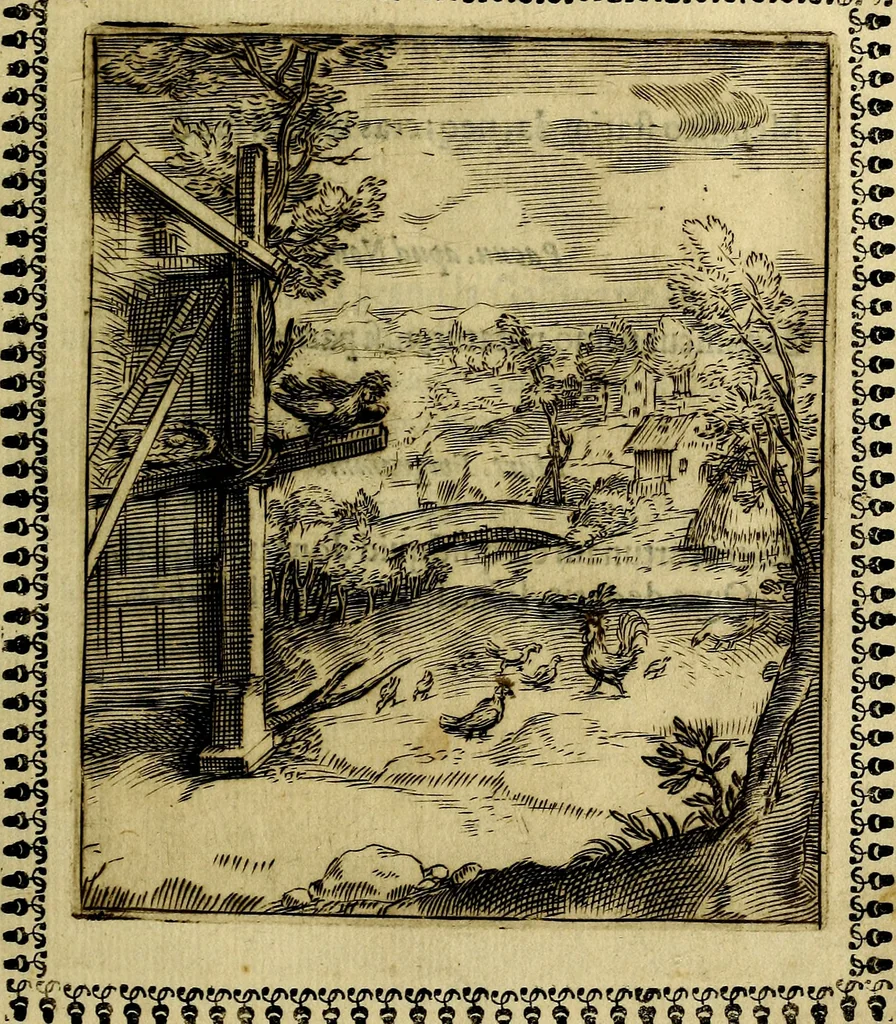 An illustration from Pavli Macii Emblemata .., 1628, leaf 232