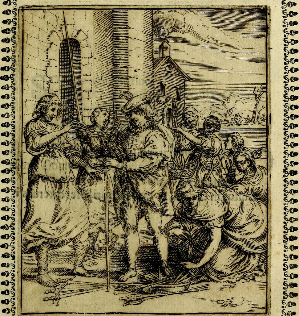 An illustration from Pavli Macii Emblemata .., 1628, leaf 236