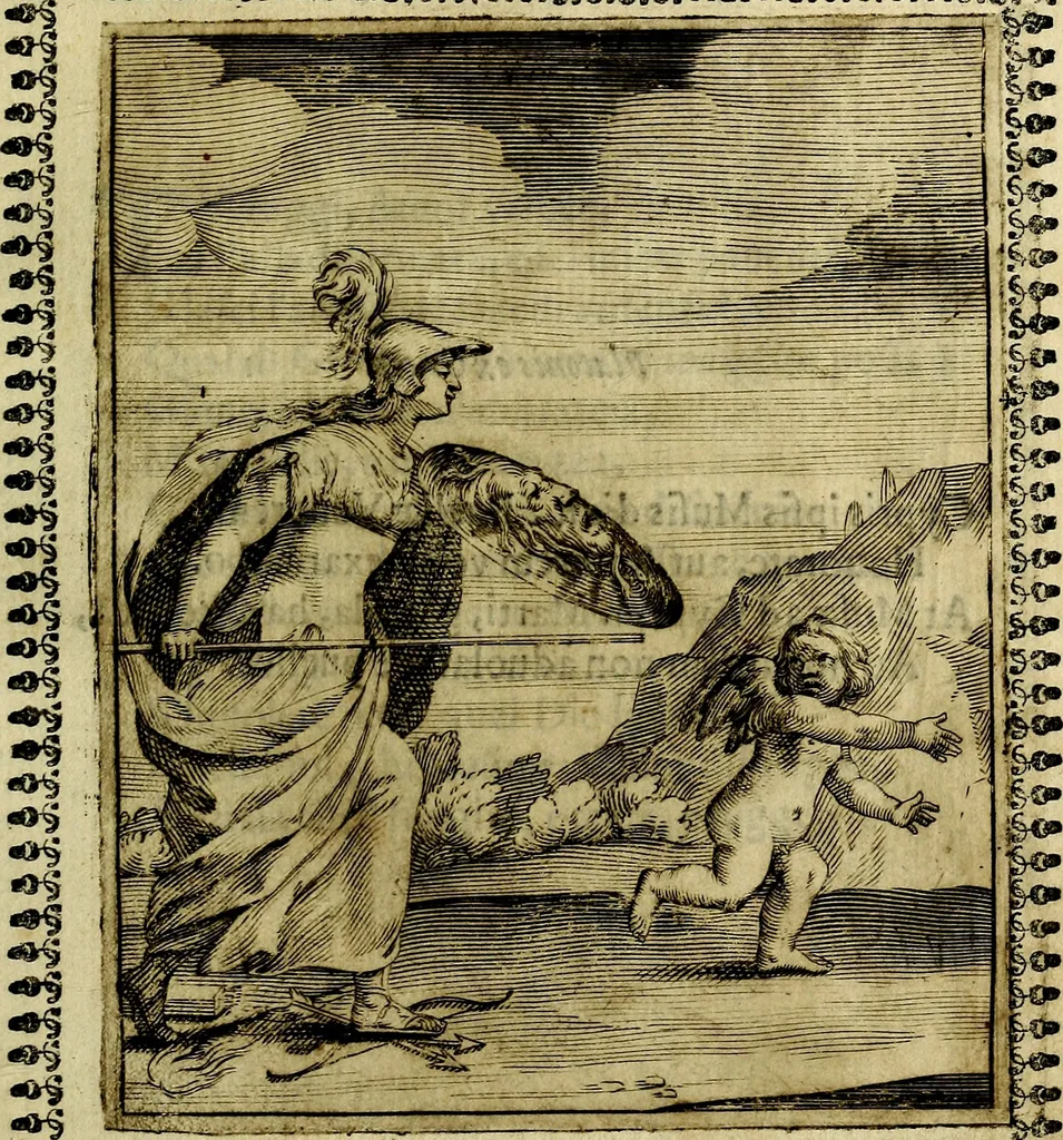 An illustration from Pavli Macii Emblemata .., 1628, leaf 240