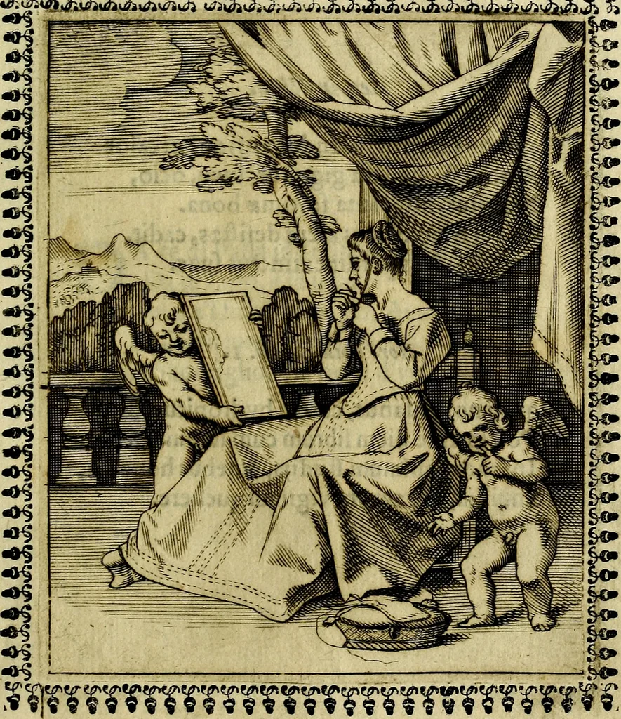 An illustration from Pavli Macii Emblemata .., 1628, leaf 248