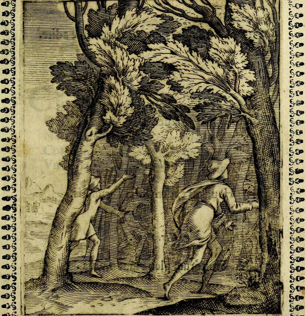 An illustration from Pavli Macii Emblemata .., 1628, leaf 256