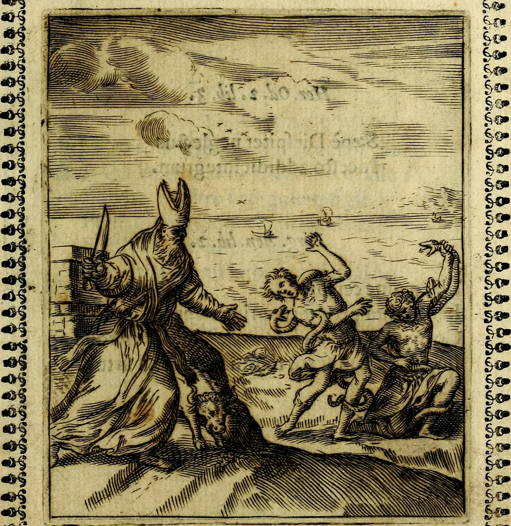 An illustration from Pavli Macii Emblemata .., 1628, leaf 264