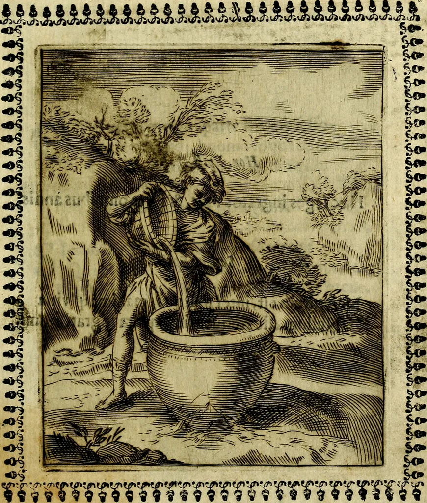 An illustration from Pavli Macii Emblemata .., 1628, leaf 268