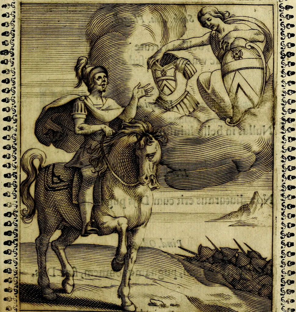 An illustration from Pavli Macii Emblemata .., 1628, leaf 292