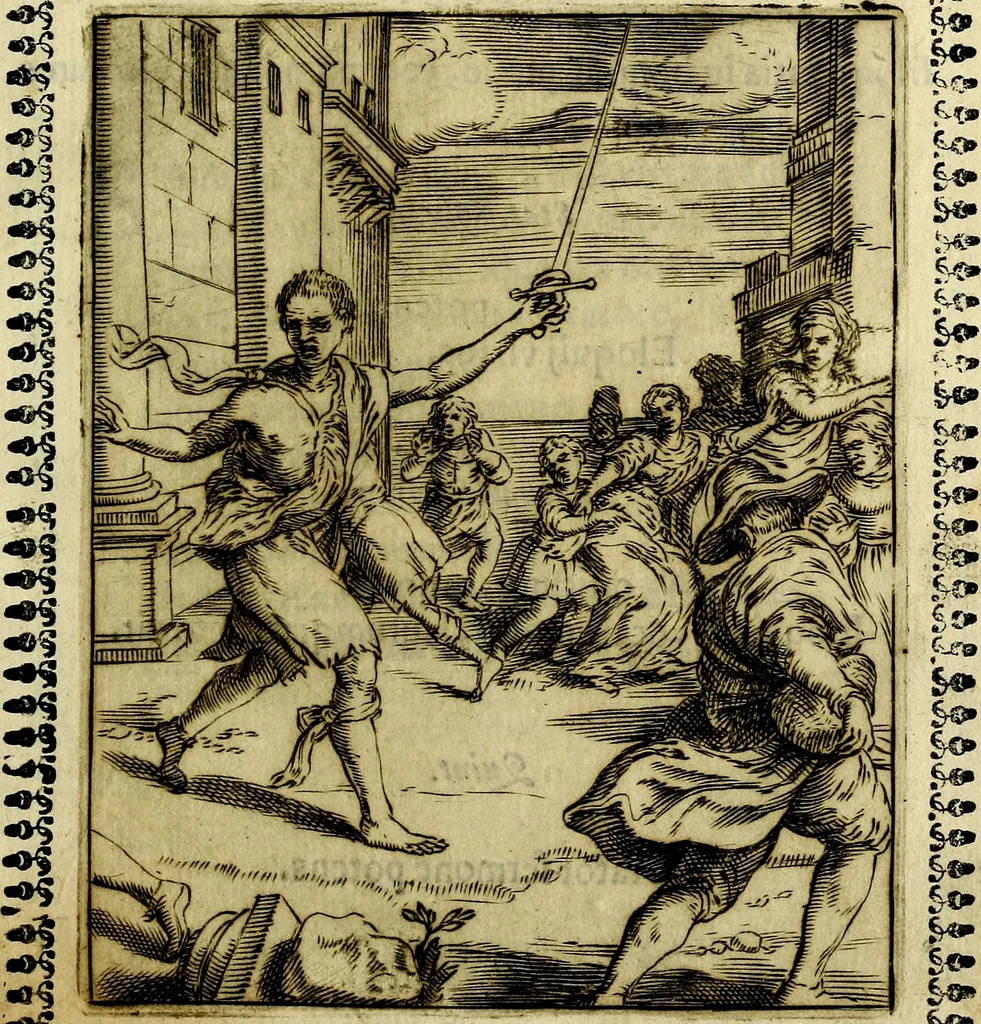 An illustration from Pavli Macii Emblemata .., 1628, leaf 296
