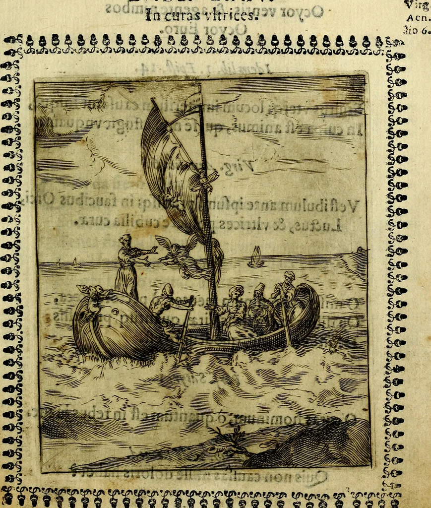 An illustration from Pavli Macii Emblemata .., 1628, leaf 308