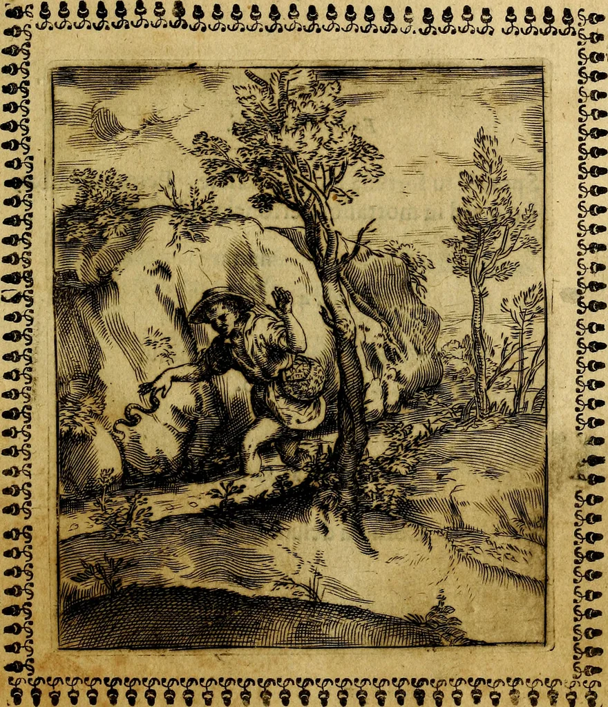 An illustration from Pavli Macii Emblemata .., 1628, leaf 320