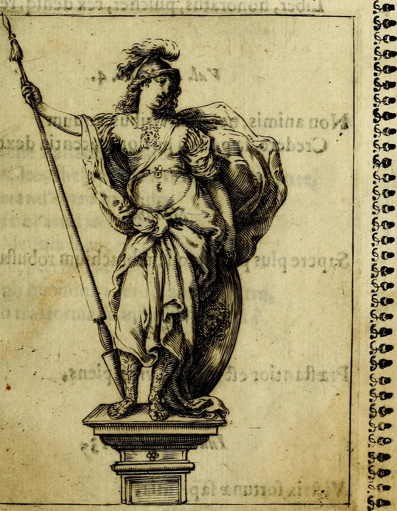 An illustration from Pavli Macii Emblemata .., 1628, leaf 328