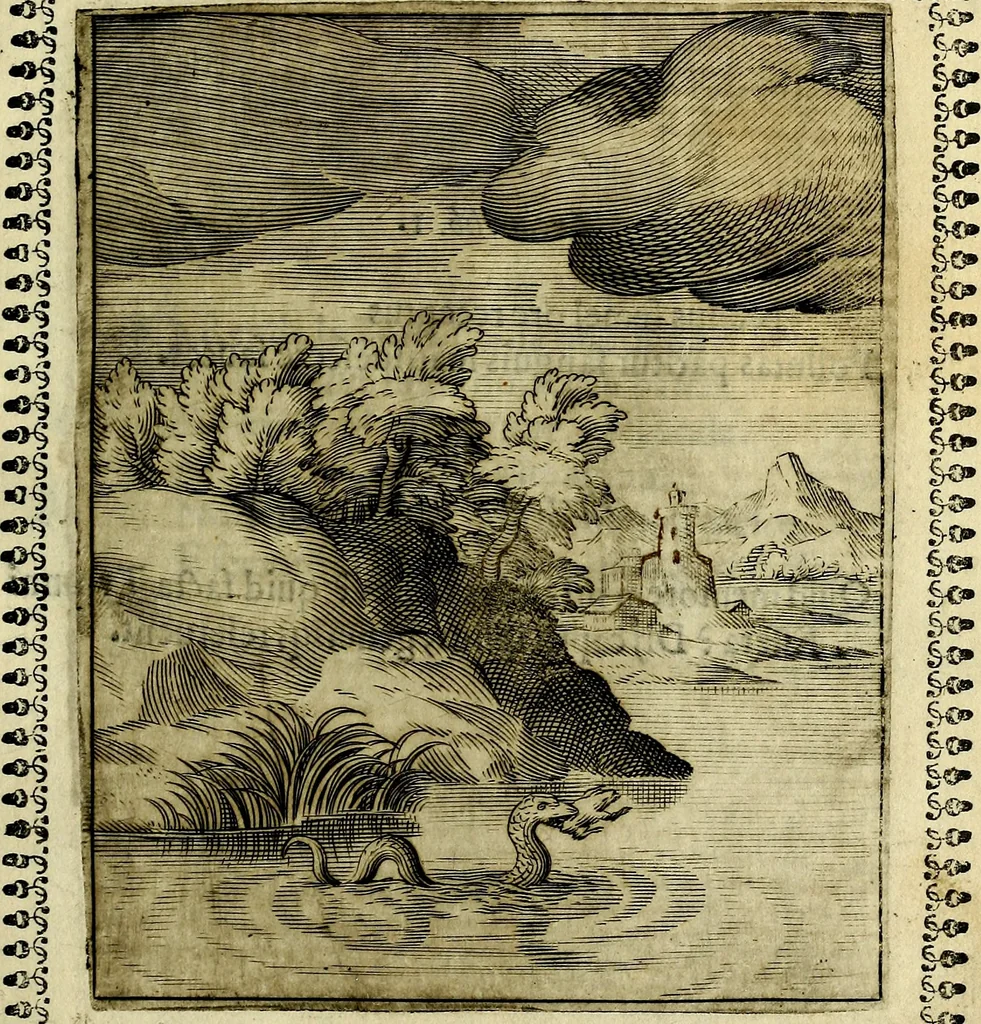 An illustration from Pavli Macii Emblemata .., 1628, leaf 60