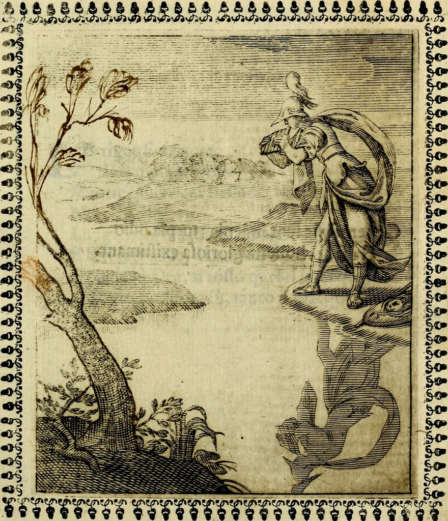 An illustration from Pavli Macii Emblemata .., 1628, leaf 68