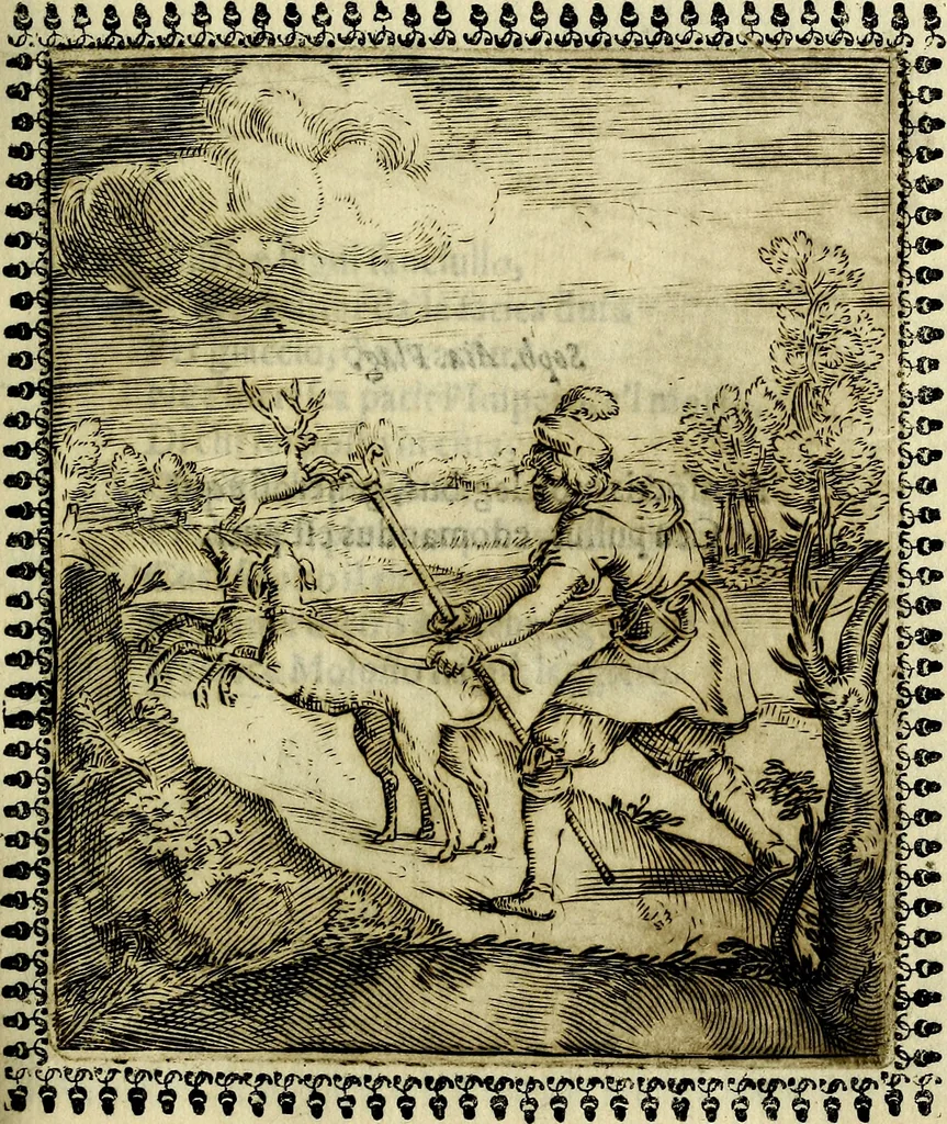 An illustration from Pavli Macii Emblemata .., 1628, leaf 106