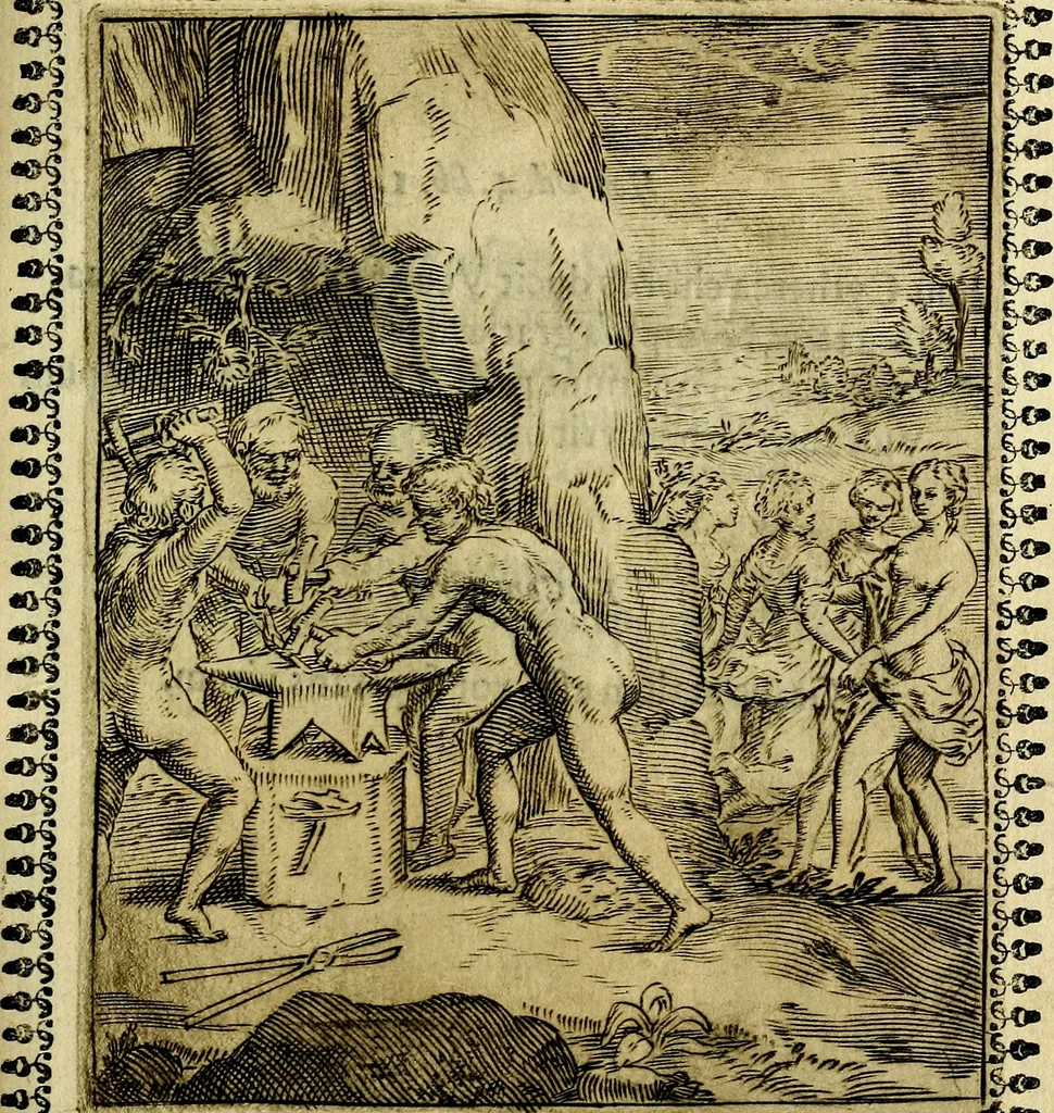 An illustration from Pavli Macii Emblemata .., 1628, leaf 122