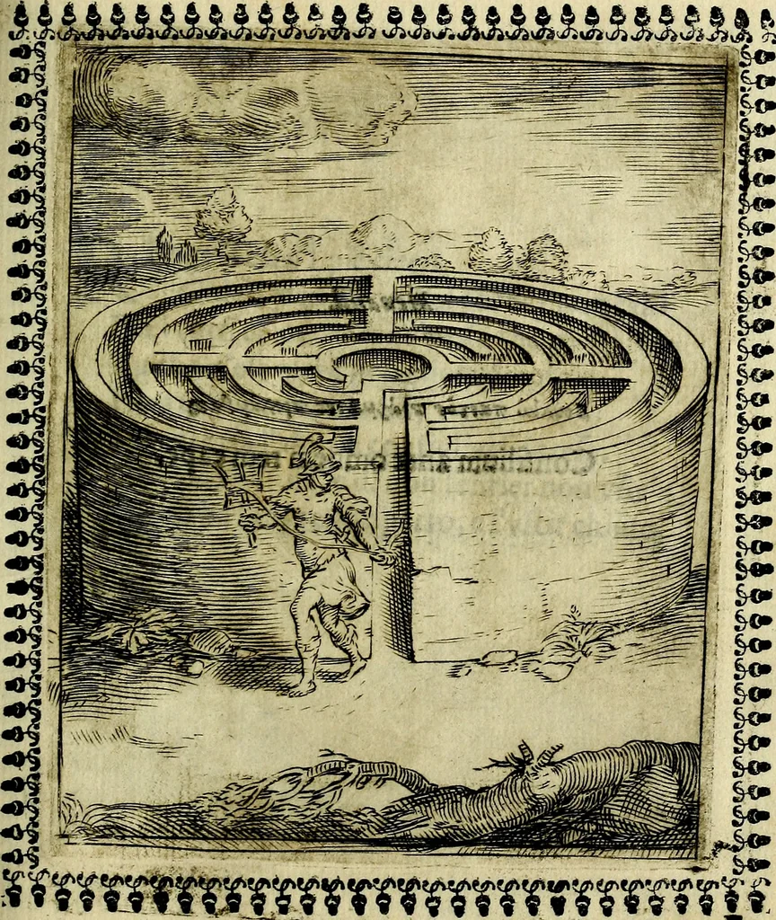 An illustration from Pavli Macii Emblemata .., 1628, leaf 130
