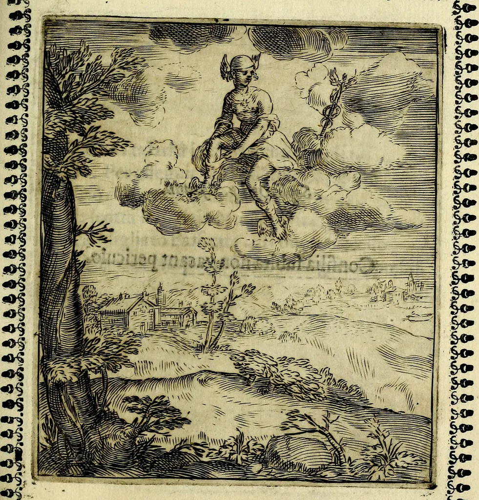 An illustration from Pavli Macii Emblemata .., 1628, leaf 134