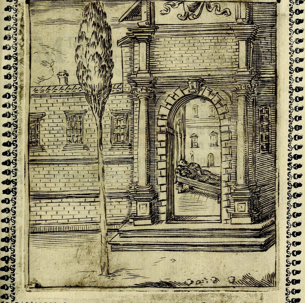 An illustration from Pavli Macii Emblemata .., 1628, leaf 154