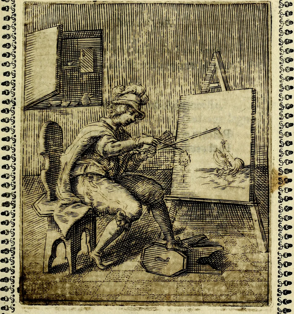 An illustration from Pavli Macii Emblemata .., 1628, leaf 170