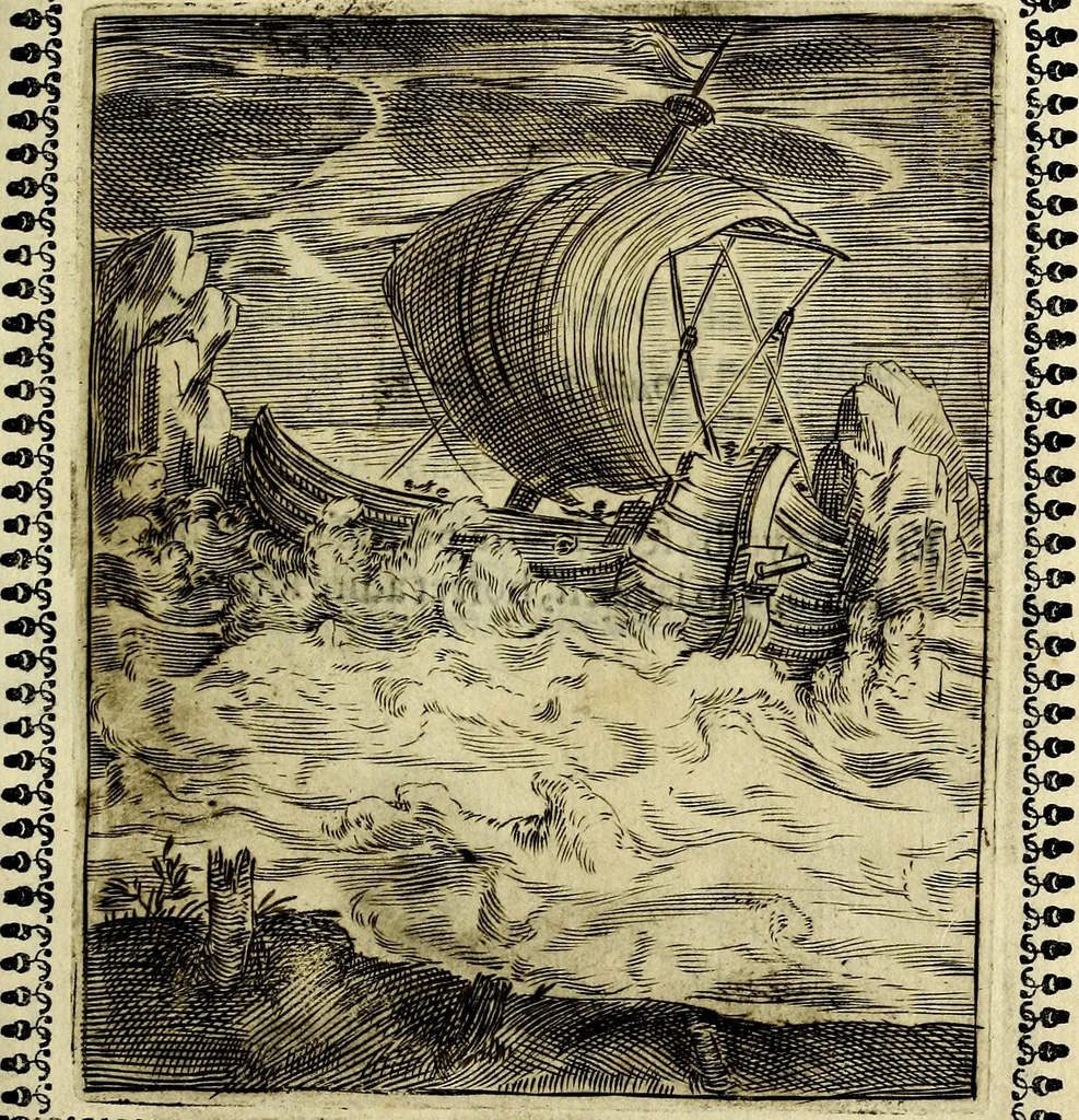 An illustration from Pavli Macii Emblemata .., 1628, leaf 174