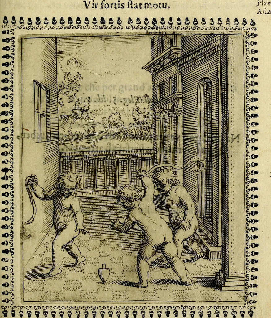An illustration from Pavli Macii Emblemata .., 1628, leaf 198