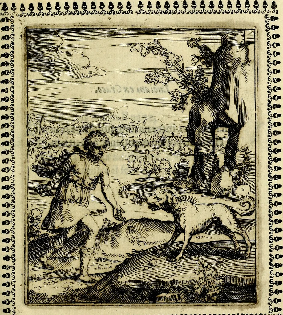 An illustration from Pavli Macii Emblemata .., 1628, leaf 206