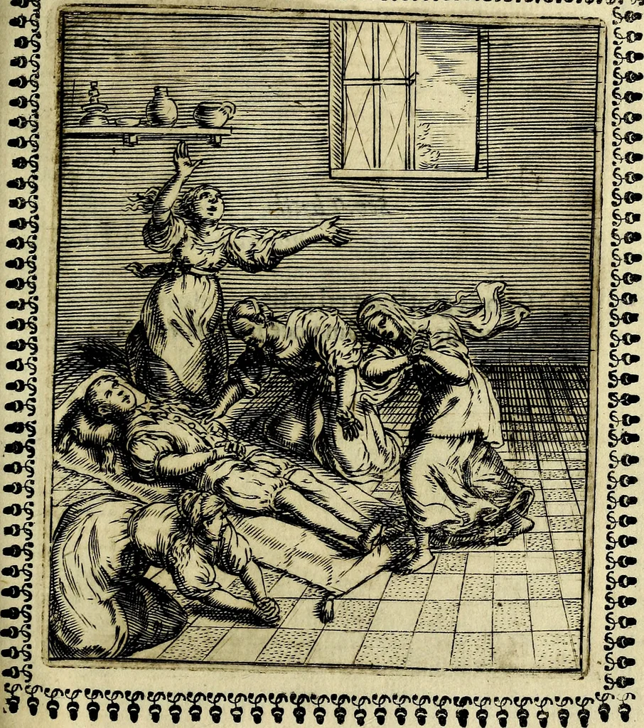 An illustration from Pavli Macii Emblemata .., 1628, leaf 210