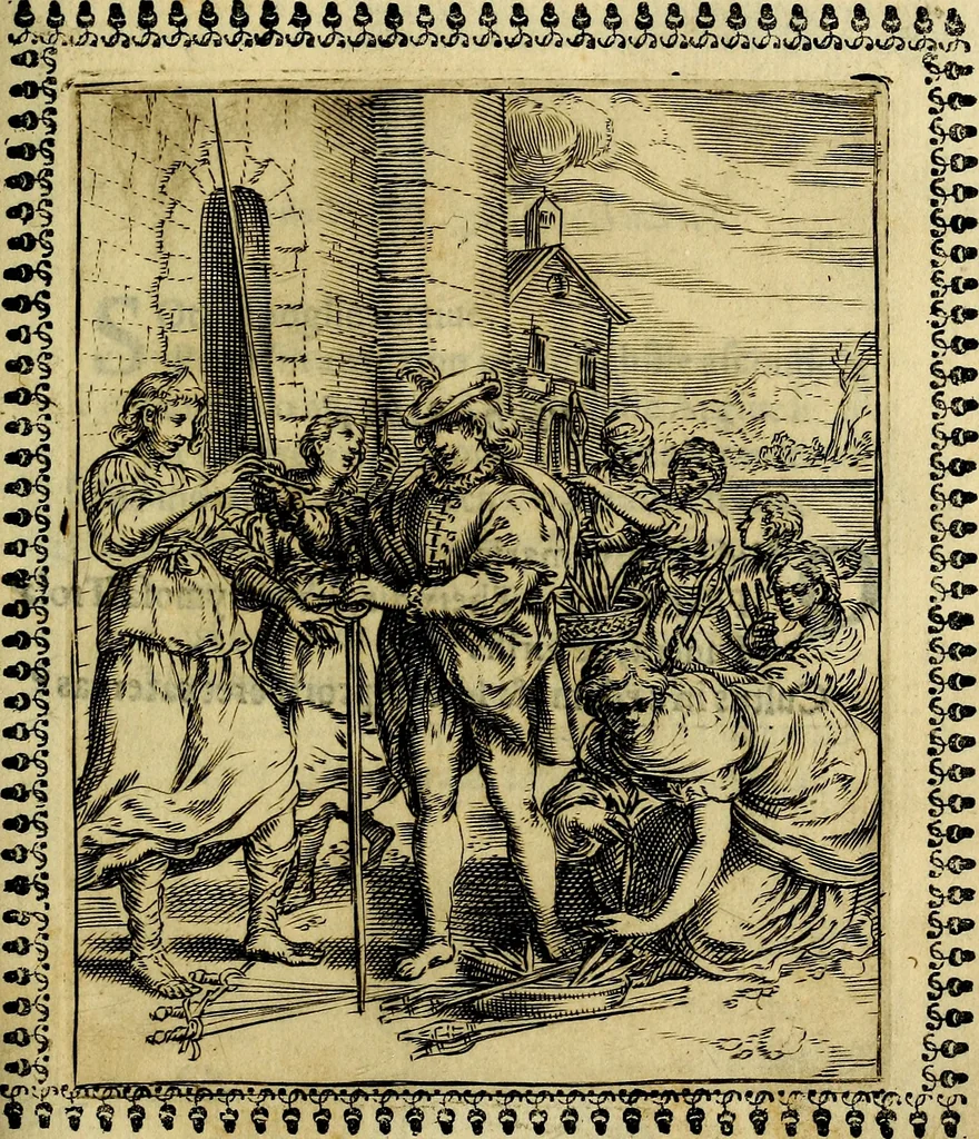 An illustration from Pavli Macii Emblemata .., 1628, leaf 238