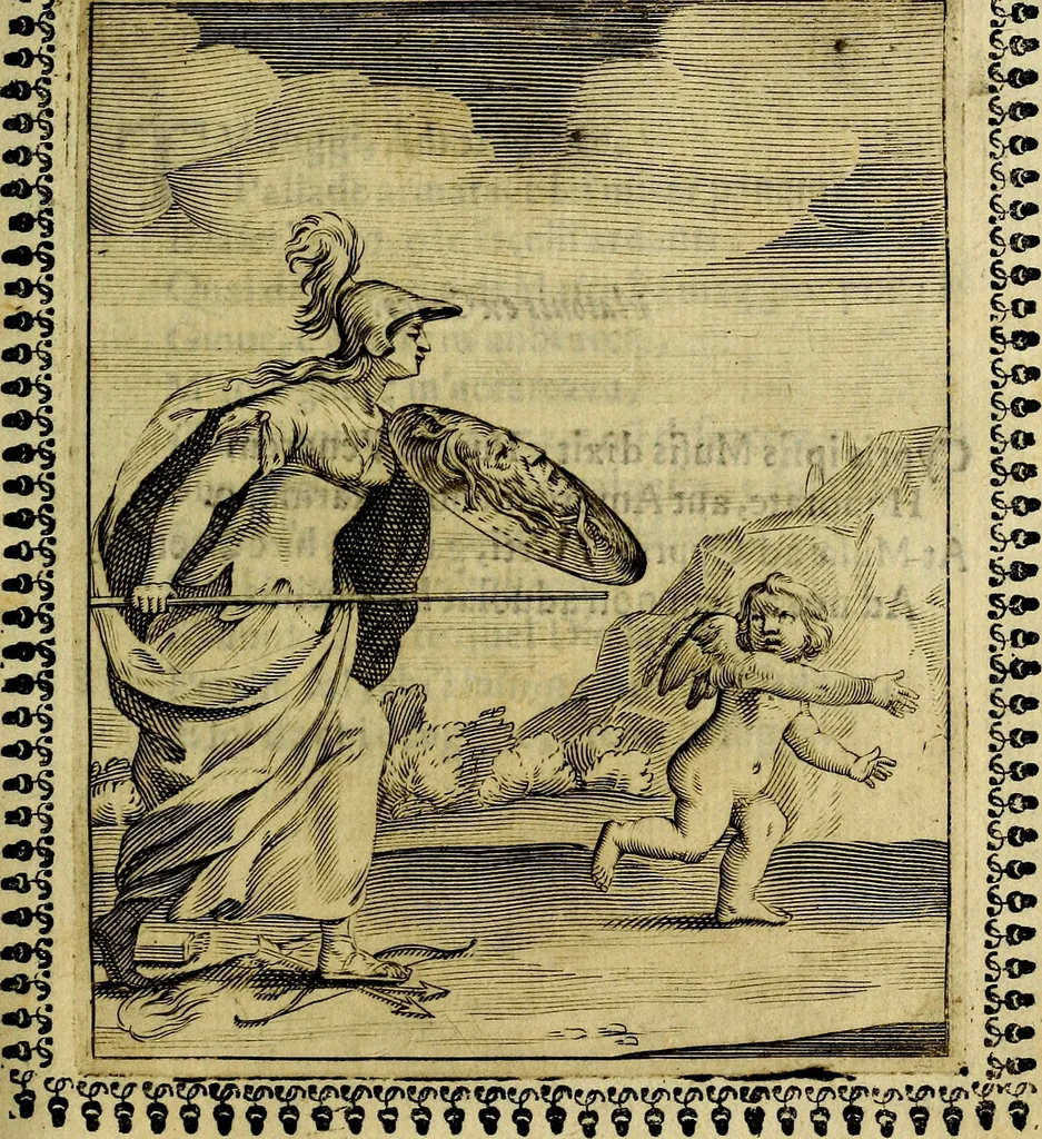 An illustration from Pavli Macii Emblemata .., 1628, leaf 242