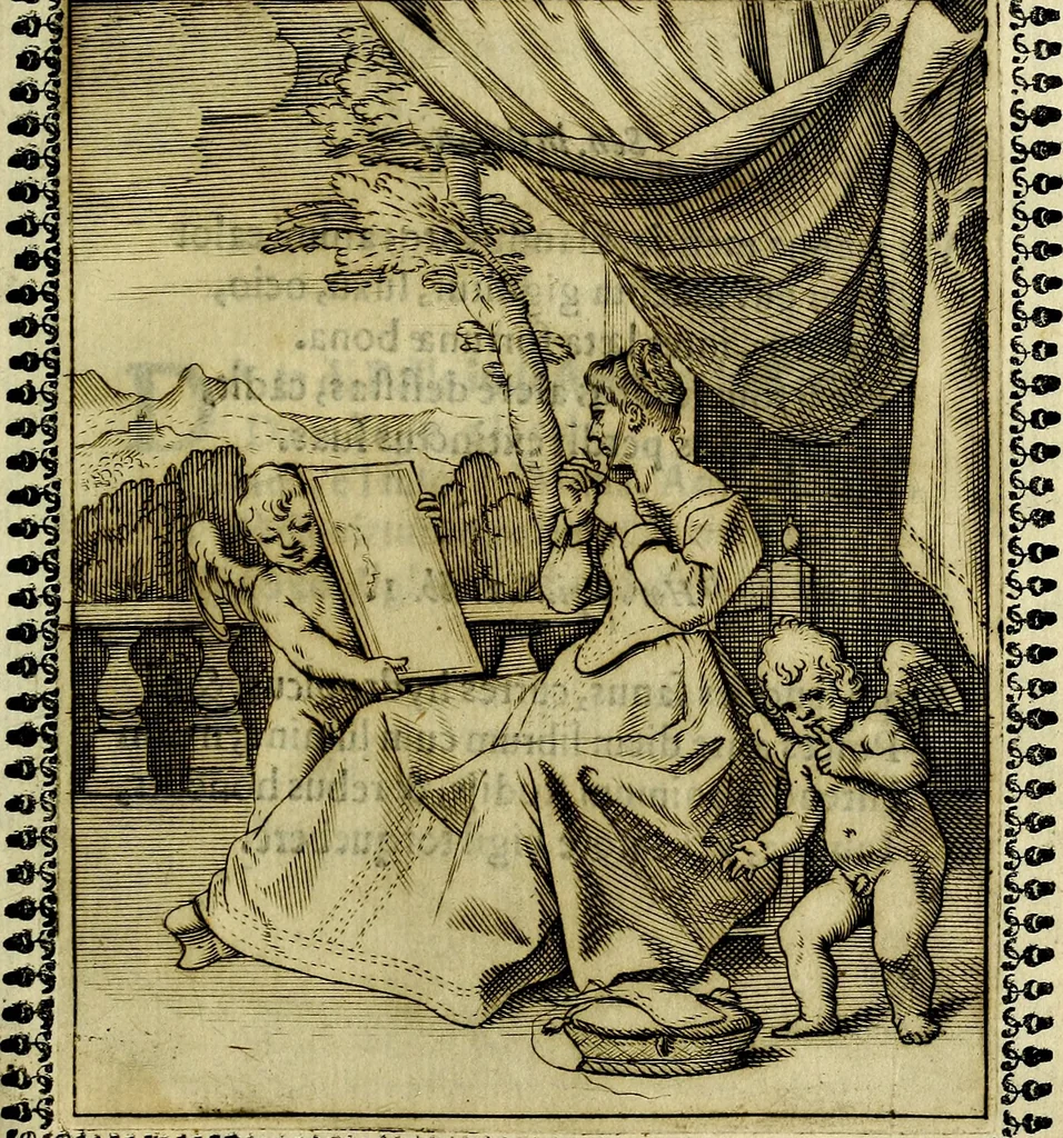 An illustration from Pavli Macii Emblemata .., 1628, leaf 250