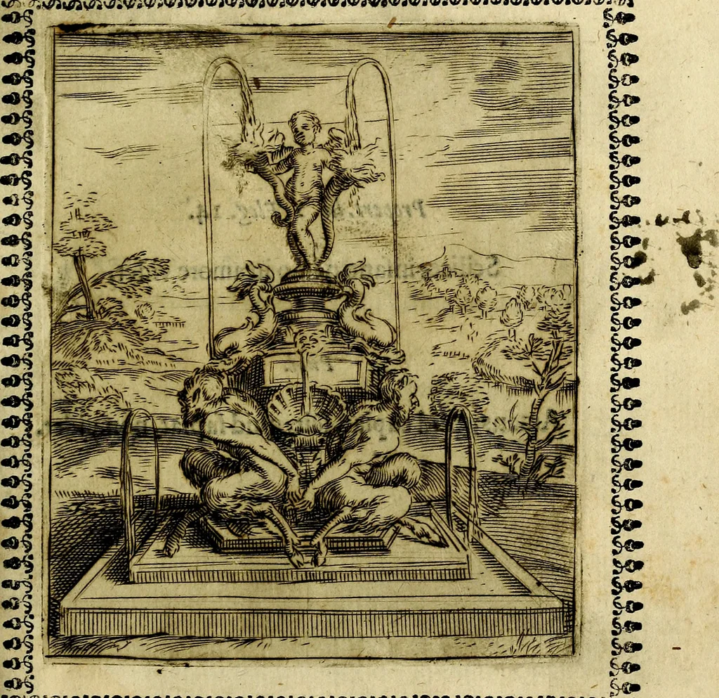 An illustration from Pavli Macii Emblemata .., 1628, leaf 254