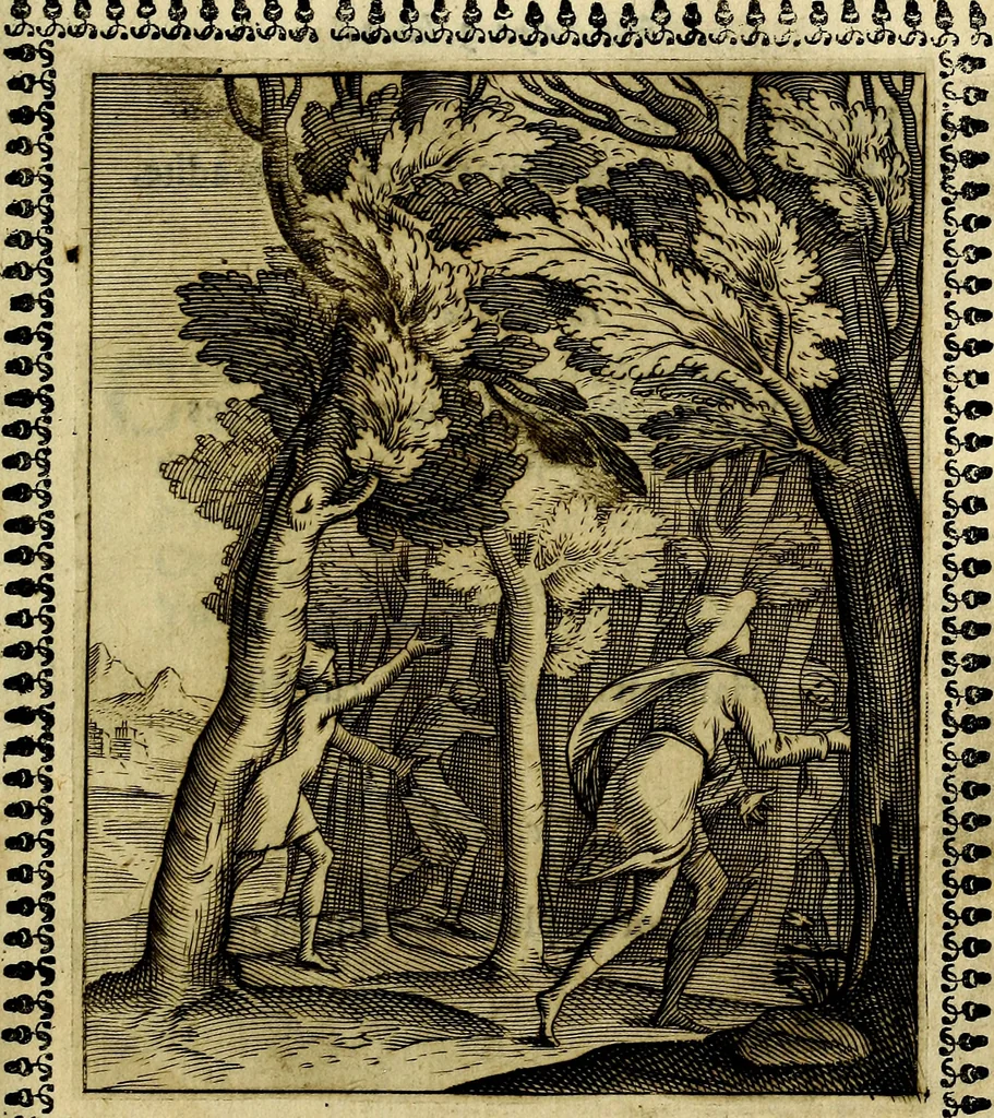 An illustration from Pavli Macii Emblemata .., 1628, leaf 258