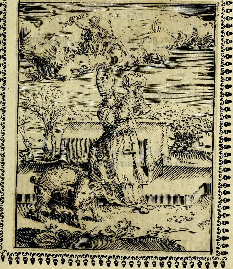 An illustration from Pavli Macii Emblemata .., 1628, leaf 26